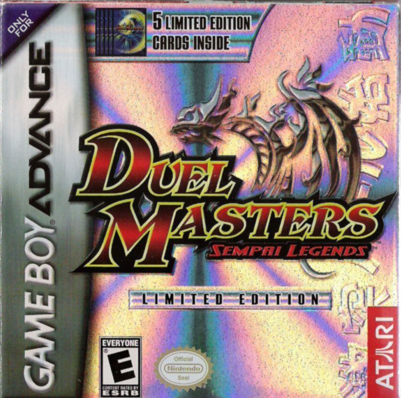 Duel Masters: Sempai Legends box art for GameBoy Advance